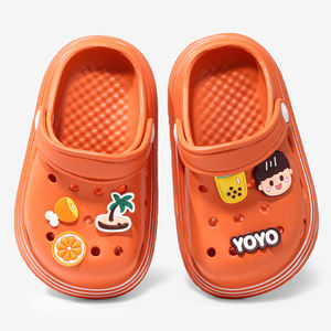 Haute qualité enfants enfant en bas âge chaussures de jardin sabot doux avec dessin animé Pvc breloques Eva personnaliser sabots sandales pour enfants - Product Image 3