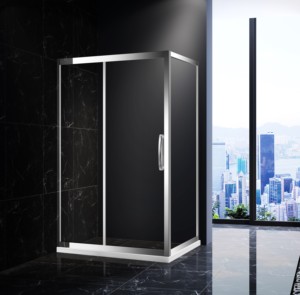 Kit <span class=keywords><strong>de</strong></span> <span class=keywords><strong>douche</strong></span> avec base et accessoires Portes en verre complètes avec cadre - Product Image 4
