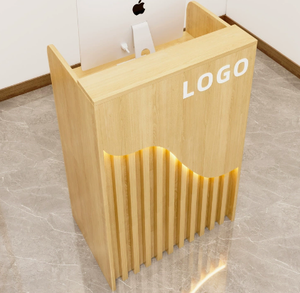 Cashier counter, modern <b>small</b> reception desk <b>small</b> shop simple cash register cabinet <b>bar</b> counter <b>table</b> - Product Image 2