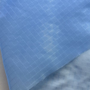 Tela funcional al por mayor al aire libre colchón inflable tela muestra gratis 30d 0,3 rejilla Ripstop tela de nailon - Product Image 6