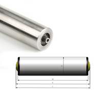 Rouleaux de convoyeur industriels non motorisés, en acier inoxydable SUS304, résistants à la corrosion pour la transformation alimentaire