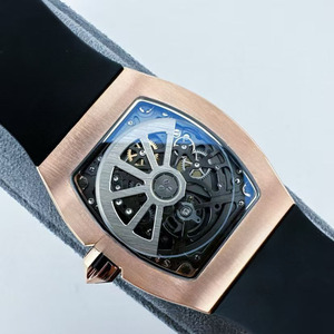 Montre Homme de Luxe Minimaliste Évidée avec Affichage de la Date, Verre Saphir, Étanchéité 50 ATM, Réservoir de Marche, Style Affaires - Product Image 5