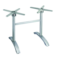 Base de table pliable en aluminium L600xW450xH720mm, légère, pour événements et traiteur