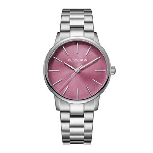 Reloj de Pulsera de Cuarzo de Acero Inoxidable con Logotipo Personalizado de Fábrica, Reloj de Lujo para Mujer, Retro, 36 mm, Resistente al Agua, con Esfera Texturizada - Product Image 4