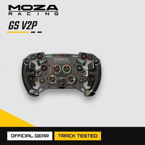 Moza Racing Gs V2p Sim Steering Wheel 300mm Rim Programmable Rgb Mechanical Buttons Aluminum Quick Release <b>Pc</b> Gs V2p Gt Welcome - Product Image 1