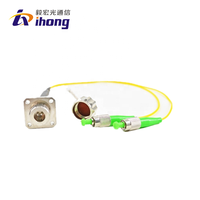 IPA-ODCFUS2-20/0.5 Kabel Serat Optik Berkualitas Tinggi GYFJU Berlapis Baja untuk Blackmagic Sony Ikegami Dengan Konektor Duplex LC IDC