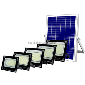 Đèn pha năng lượng mặt trời không thấm nước Đèn <span class=keywords><strong>LED</strong></span> năng lượng mặt trời cảm biến Radar cho công viên sân vườn ngoài trời <span class=keywords><strong>50W</strong></span> 100W 150W 200W 300W - Product Image 1