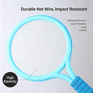 Juego de Raquetas de Bádminton de Plástico para Niños, Raquetas de Tenis Portátiles con Pelota y Volante para Jugar en Interiores y Exteriores - Product Image 5