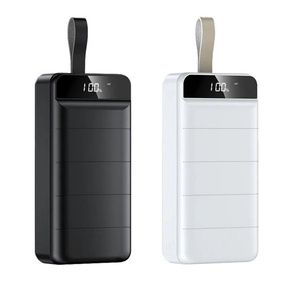 Batterie externe portable à charge ultra-rapide, grande capacité 50000 mAh, avec cordon, alimentation mobile bidirectionnelle - Product Image 4