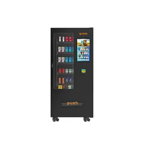 JSK Hot Selling 24 Hours Self-service Vender Beer Vending Machine Snacks And Drinks Combo Led Light Water Vending Machine