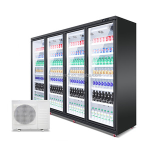 <span class=keywords><strong>Multi</strong></span>-portes refroidisseur vertical, 3 4 5 6 portes boissons vitrine <span class=keywords><strong>frigo</strong></span>, Réfrigérateur de Supermarché Commercial - Product Image 6