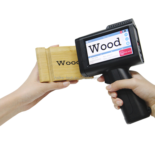 New 12.7Mm Half Inch Height Mini Handheld Inkjet Printer for Carton Bag Metal Wood Pipe