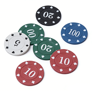 Juego de Fichas de Póker PS Impresas Personalizadas, Fichas de Juego de Grado Profesional para Torneos y Eventos de Texas Hold'em - Product Image 4