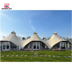 Hôtels haut de gamme en pleine nature tentes tourisme de plein air <span class=keywords><strong>vacances</strong></span> Camping séjours chez l'habitant de luxe grand chapeau de paille maisons équipement de camping - Product Image 3