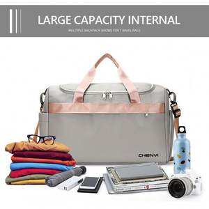 Bolso de Mano con Logotipo Personalizado para Mujer, Bolsa Deportiva de 35L, Bolsa de Viaje para Maternidad, Almacenamiento de Ropa de Momia, Gimnasio, Yoga y Fitness - Product Image 4