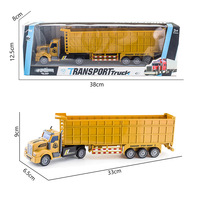 Camion à benne basculante, camion de transport de conteneurs, camion-citerne, voiture à tirer en arrière pour enfants, vente chaude