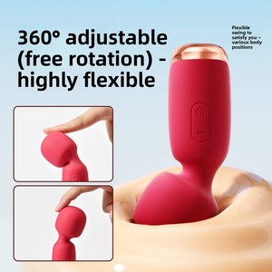 Merveilleuse baguette vibrante rechargeable pour femmes, masseur sexuel chauffant, jouet sexuel pour adultes - Product Image 3