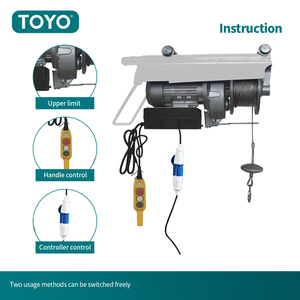 Cina produttore Toyo capacità di sollevamento da 300 Kg a 1800 Kg italia ce Mini argano elettrico Push paranco con ruota - Product Image 4