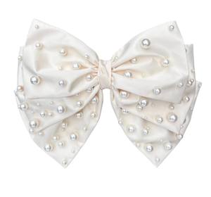 Frühling-Stil langer Schwanz Haarschleife samt-Glanzschleife Bogen-Clips Haarclips für Mädchen - Product Image 1