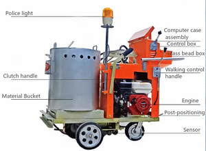 Machine de marquage routier thermoplastique manuelle pour les passages zébrés - Product Image 4