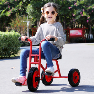 Mẫu giáo đạp ba bánh bé Đồ chơi trong nhà xe trẻ em ba bánh 2-6 tuổi xe đạp ngoài trời xe đẩy ba bánh - Product Image 6