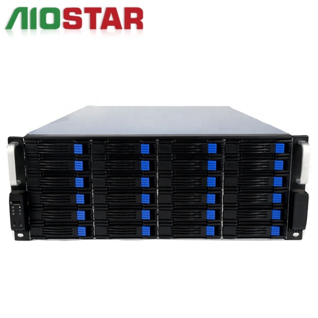 Industrial 24 Disk Storage Server with Intel H110 Processor I3 I5 I7 Multi-Channel DDR4 USB Interface Network Clouding-in Stock