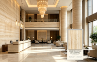 Pierre flexible durable, légère et écologique pour la décoration murale de luxe des intérieurs, des hôtels et des restaurants