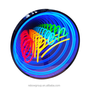 Dropshipping sans MOQ, livraison rapide, décoration murale LED néon personnalisée, miroir multicouche infini, enseigne néon 3D personnalisée - Product Image 3
