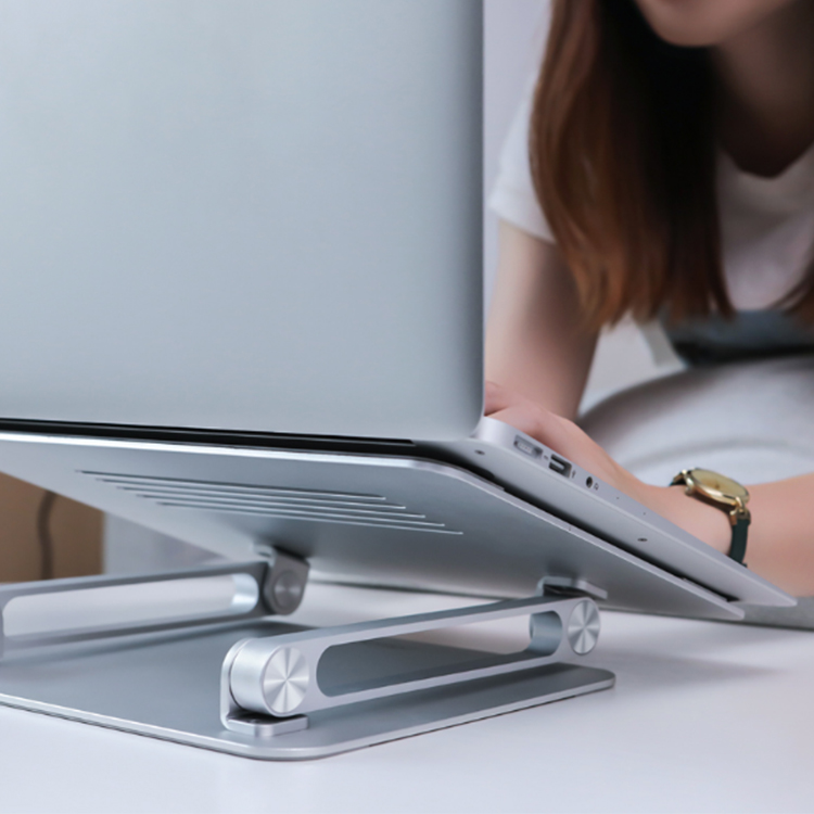 компьютерный держатель для работы дома и офиса регулируемая высота ноутбука Подставка для планшета алюминиевая для ipad macbook