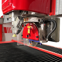 2025 Hualong Machinery Italian CNC 5 Axis Bridge Saw Combo Waterjet Core Bearing Components New Italian Pegasus Software Motor