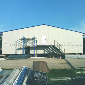 Prefab โครงสร้างเหล็กเชื่อมฟาร์มสัตว์ปีกการก่อสร้าง Shed House สำหรับ<span class=keywords><strong>ชั้น</strong></span>และไก่นก - Product Image 2