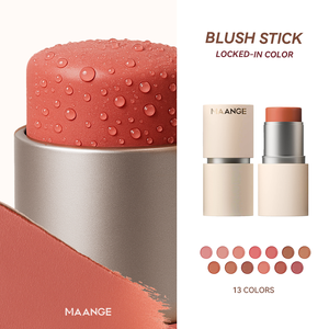 MAANGE Venta al por mayor Creamy <span class=keywords><strong>Blush</strong></span> Stick Multi-Use & Buildable Natural <span class=keywords><strong>Blush</strong></span> Stick para maquillaje facial <span class=keywords><strong>Blush</strong></span> - Product Image 5