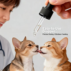 Gouttes à base de plantes pour la toux canine et féline, marque privée OEM - Soulagement, soutien immunitaire, vitamines, minéraux, apaisant pour la gorge, huile de poisson - Qualité supérieure - Product Image 5