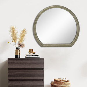 New Design <strong>Oak</strong> Wooden Frame Decorative <strong>Mirror</strong> for Living Room Modern Luxury Home Decoration <strong>Round</strong> Wall <strong>Mirror</strong> - Product Image 6
