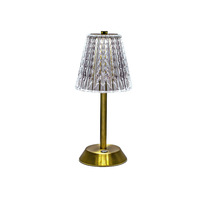 Lampe de bureau LED moderne de luxe rechargeable flexible à intensité variable Corps en métal Lumière de table pour la maison Restaurant Bar Veilleuse
