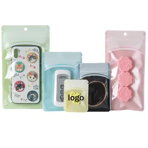 Custom Logo Wholesale Plastic Bags Pouches Food Grade Heat Seal Pouches Airtight Grocery Pack Smell Proof Ziplock Bags