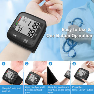 <span class=keywords><strong>Meilleur</strong></span> <span class=keywords><strong>tensiomètre</strong></span> LCD à grand écran sphygmomanomètre intelligent Machine BP <span class=keywords><strong>tensiomètre</strong></span> numérique au poignet - Product Image 2