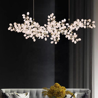 Lustre LED moderne en verre en forme de grappe de raisin, suspension pour salle à manger, hall de banquet et hall d'hôtel, pour décoration de pièce