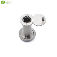 Viseur de porte en acier inoxydable à grand angle de sécurité élevée, 200 degrés, protection de la vie privée, entrée de maison, appartement, hôtel