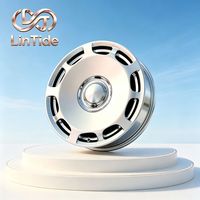 Jantes en alliage forgé Aero Disc argentées brillantes personnalisées 19x8.5J 5x112 ET35mm CB66.6 pour Mercedes Classe C