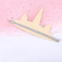 Baguette de fée princesse scintillante en forme de cœur, faite à la main, cadeau de fête de remise de diplôme ou de Ramadan, lot de 2