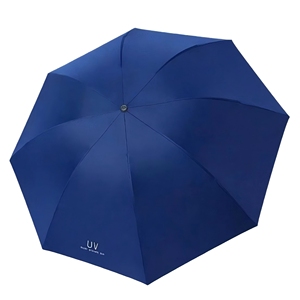 Paraguas de Golf Plegable de Lujo, Clásico, de Tres Pliegues, No Giratorio, con Logotipo Personalizado, Poliéster Pongee 190T, Protección UV, Promocional - Product Image 3