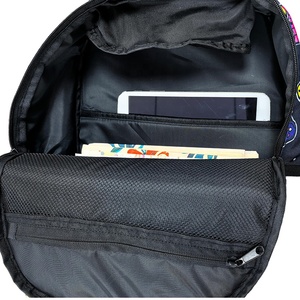Sacs à dos d'école abstraits camouflage graffiti pour étudiants, adolescents, sacs à dos décontractés personnalisables avec logo, en polyester imperméable - Product Image 3