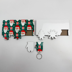 Porte-clés en MDF personnalisable par sublimation pour étudiants, pendentif <span class=keywords><strong>de</strong></span> téléphone portable, blancs vierges pour sublimation thermique - Product Image 3