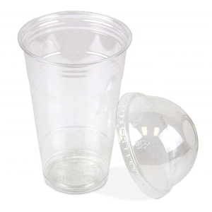 Vasos Desechables para Jugo <span class=keywords><strong>y</strong></span> <span class=keywords><strong>Tapas</strong></span>, Vasos de Plástico Biodegradables Personalizados para Café - Product Image 3