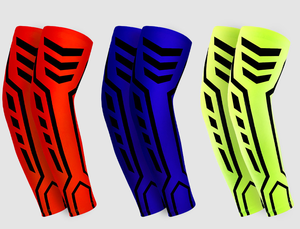 Manchon de protection anti-transpiration, anti-transpiration, pour vélo, cyclisme, basket-ball, couleur jaune ou vert, sans couture, soutien du coude - Product Image 2