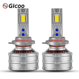 หลอดไฟหน้ารถยนต์ X45 Auto Super Bright 300w 50000lm H7 H1 H4 H11 9005 สำหรับรถยนต์ เลเซอร์ 5080 หลอดไฟหน้า LED Canbus - Product Image 6