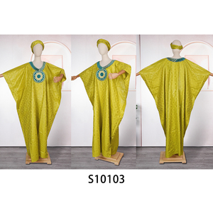 H & D 2025 Nouvelle Collection Robes Africaines pour Femmes Grandes Tailles – Robes <span class=keywords><strong>Boubou</strong></span> <span class=keywords><strong>Bazin</strong></span> - Product Image 6