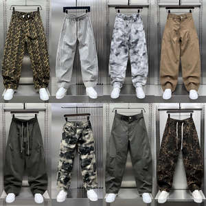 Pantalon de <span class=keywords><strong>jogging</strong></span> sport pour <span class=keywords><strong>homme</strong></span> 100 % coton, extensible, coupe-vent, pour entraînement extérieur, décontracté, grande taille, vente en gros usine - Product Image 1