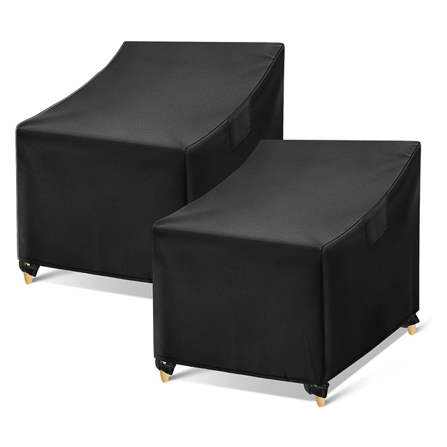 Heavy Duty Outdoor Furniture Patio Chair Cover Polyester Waterproof Windproof Anti-UV Dustproof Rain Covers